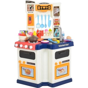 Yuan Toys Игрален комплект Yuan Toys - Детска кухня с аксесоари и течаща вода (112498) - baby