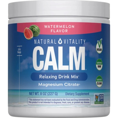 Natural Vitality Calm Magnesium Relaxing Drink Mix horčík melón 226 g