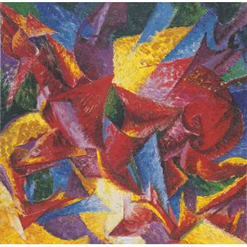 Grafika - Puzzle Boccioni: Forme plastiche di un Cavallo, 1914 - 1000 - 1 000 piese