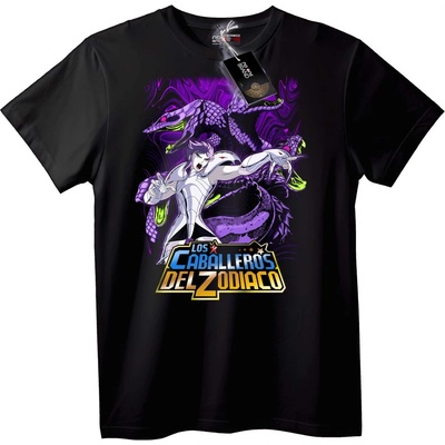 NOONEBRAND Тениска Saint Seiya Дракон - 5XL, Black
