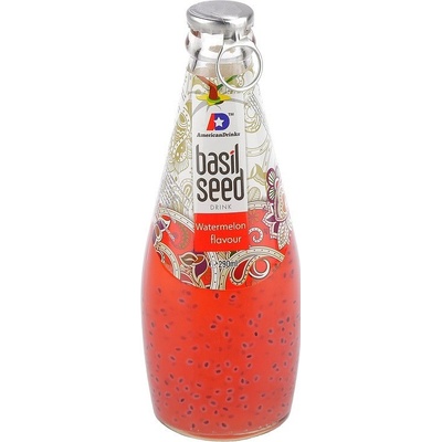 American drinks nápoj basil seed watermelon 290 ml