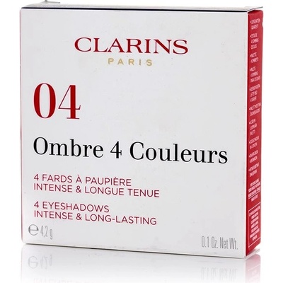 Clarins Ombre 4 Couleurs očné tiene 04 Brown Sugar Gradation 4,2 g
