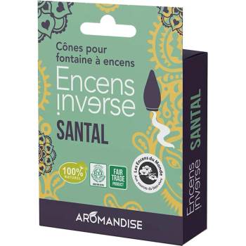 Aromandise Конуси за горене от сандалово дърво, 10 бр. | Aromandise (012051 (EFOSAN) ARMD)