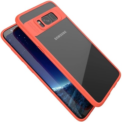 iPaky Тънък Хибриден Калъф за Samsung S8, Ipaky Hybrid TPU Case, Червен (TEEVC-0492)