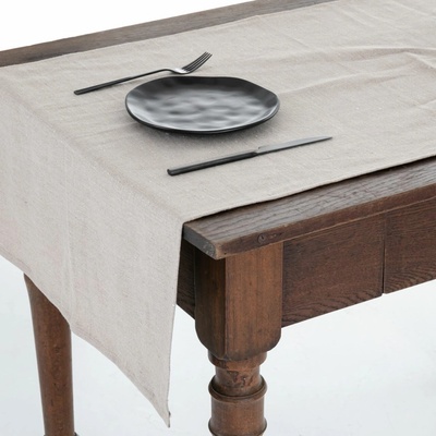Tom Linen stolný bežec Warsa Oatmeal 65x140cm