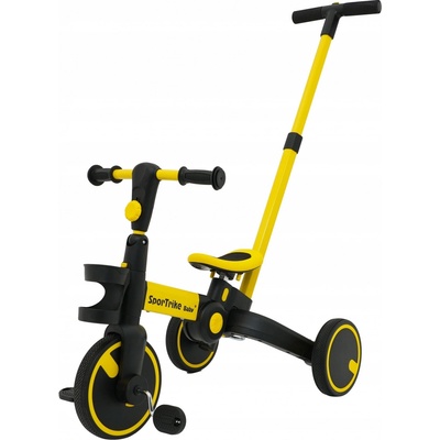 Sportrike Detský bicykel Happy Bike 3v1 Žltý