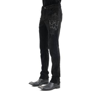 Devil fashion мъжки панталон DEVIL FASHION - Black Gothic Vintage - PT258