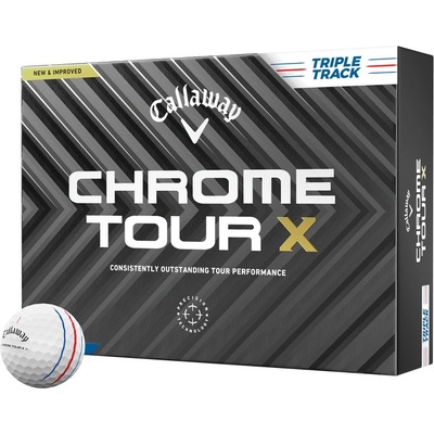 Callaway Chrome Tour X Triple Track white 3 pcs
