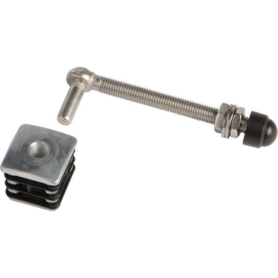 Set nerezových pántov L = 130 mm pre záhradné bránky
