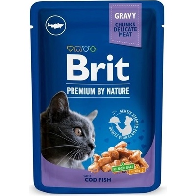 Brit Premium Cat Cod Fish 24 x 100 g