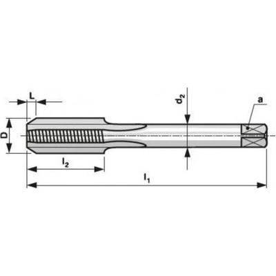 Závitník sadový ručný DIN352 223010 HSS 2N MF M22x1,5 sada