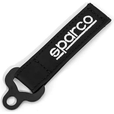 Prívesok na kľúče Sparco v tvare ťažného oka čierna