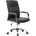 TopMebel Офис стол Matteo TopMebel от PU кожа в черен цвят 60x66x105/115cm