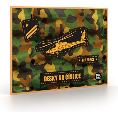 Oxybag Desky na číslice Helikoptéra pro prvňáčky