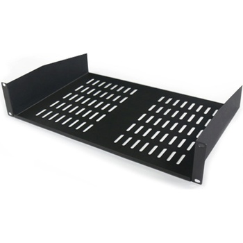 Conneu Тава за предно закачване на комуникационен шкаф, 1u, 300 мм, перфорирана, черна (9-2519 010030 130)