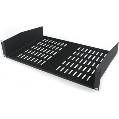 Conneu Тава за предно закачване на комуникационен шкаф, 1u, 300 мм, перфорирана, черна (9-2519 010030 130)