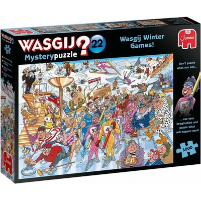 JUMBO WASGIJ Mystery 22 Zimní Wasgij hry! 1000 dielov