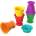 Baby Einstein Сензорни играчки за баня Baby Einstein - Stack & Squish Cups (12494)