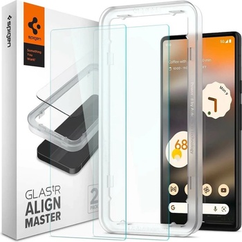 Spigen Протектор от закалено стъкло /Tempered Glass/ Spigen AGL04695 за Google Pixel 6A, 9H твърдост (AGL04695)