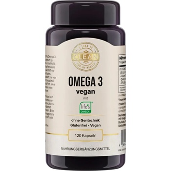 i like it clean Omega 3 vegan - 120 капсули