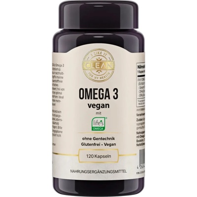 i like it clean Omega 3 vegan - 120 капсули