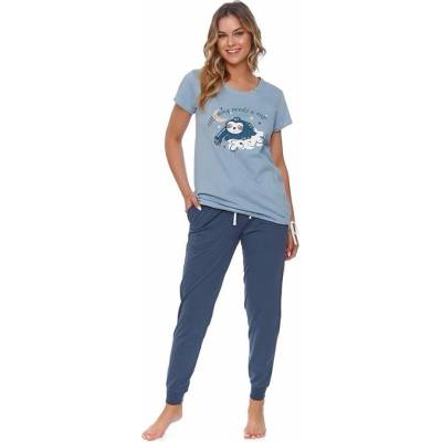 DN Nightwear mateřské pyžamo Happy mommy tmavě modré – Hledejceny.cz