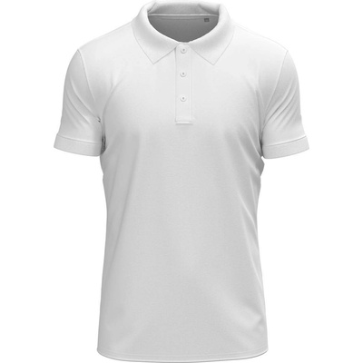 Stedman stretch polo st9640 / Мъжка еластична поло тениска - бяла m (st9640whim)