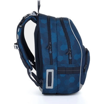 Topgal batoh s šestiúhelníky KIMI 23020 modrá