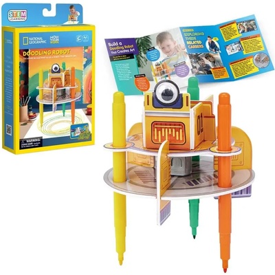 CubicFun CubicFun 3D пъзел National Geographic STEM Рисуващ робот