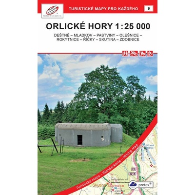 Orlické hory 1:25 000 / 9 Turistické mapy pre každého