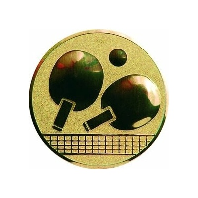 TROFEJE.sk Emblém 25mm 46 stolný tenis striebro