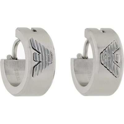 Emporio Armani Stylové kruhové náušnice z oceli EGS3165040
