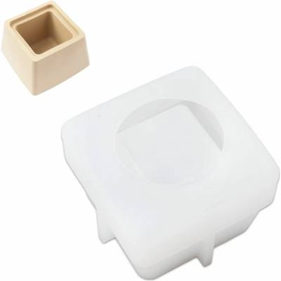 Manumi Silikónová hmota na odlievanie kreatívnej hmoty obal sviečky kváder 81x81x64mm - 1 ks