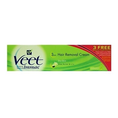 VEET DRY SKIN Depilační krém Bamb.másl+lilie 200 ml