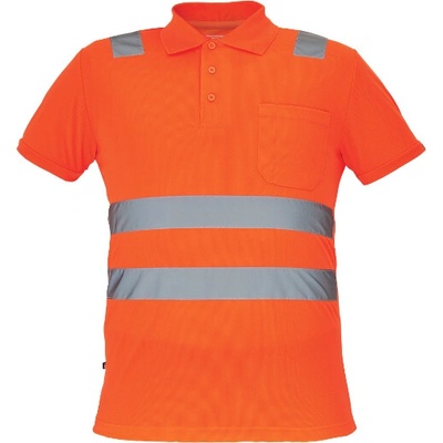 Cerva JAEN HV Reflexná polokošeľa oranžová 4XL
