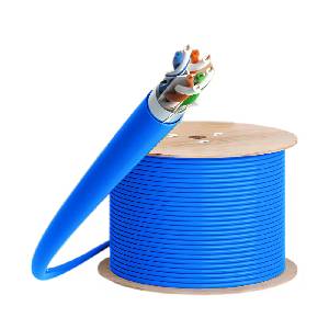 Екском Кабел FTP Cat6 23AWG СU, LSZH, лан кабел чиста мед (FTP Cat6 23AWG CU)