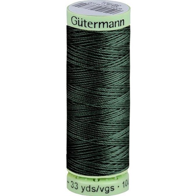 Prima-obchod Polyesterové nitě Gütermann Jeans návin 30 m, barva 472 zelená tmavá