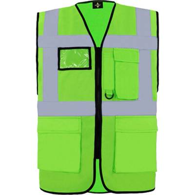 Korntex Hamburg Multifunkčná reflexná vesta KX810 Lime Green L