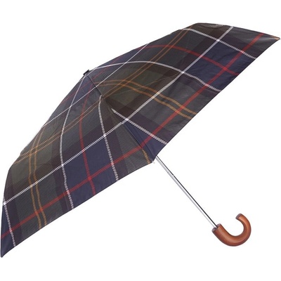 Skládací tartanový deštník Barbour Tartan Mini Umbrella
