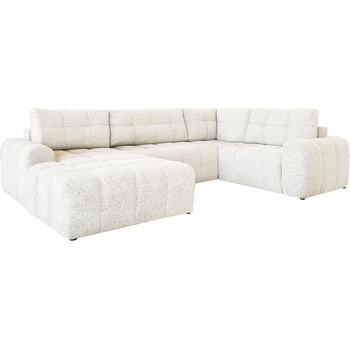 Miuform Кремав разтегателен модулен ъглов диван с място за съхранение (десен ъгъл) Lulu - Miuform (2240PE03)