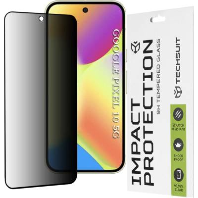 Techsuit Протектор за Google Pixel 10 - Techsuit - 111D Privacy Full Glue - Черен