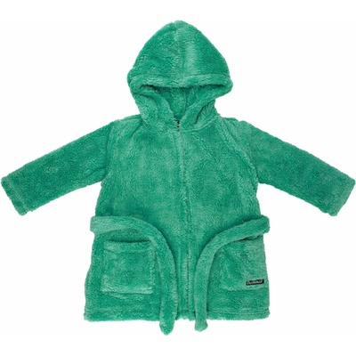 Dětský měkoučký župan s kapucí Villervalla zelený VERDANT