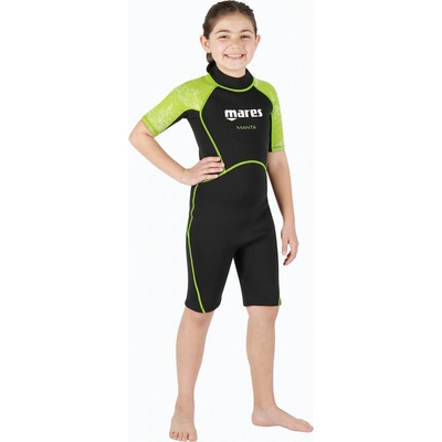 Dětský Mares Shorty Manta black/lime
