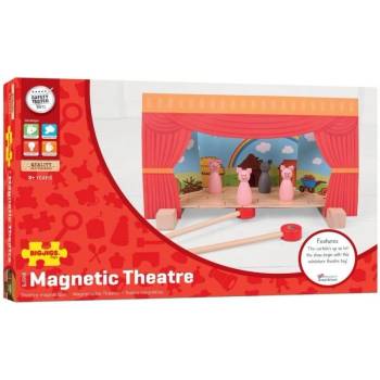 Image 1 of Bigjigs Toys - Магнитен театър