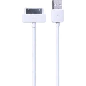 REMAX Кабел за данни iPhone 4/Ipad, Remax RC-006i4, 1м, Бял (DE-14357)
