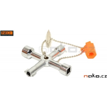 NEO TOOLS 02-001 univerzální klíč na rozvodné skříně