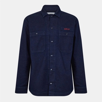 Image 1 of Replay Men's Service Overshirt - Blue