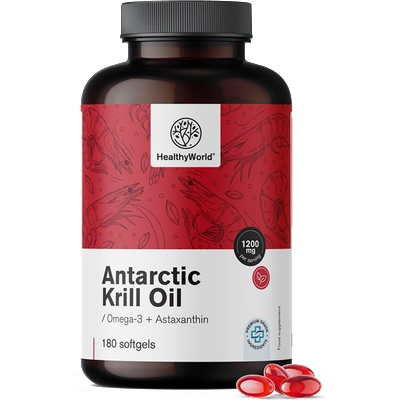 HealthyWorld Крилово масло 1200 mg - 180 гел-капсули