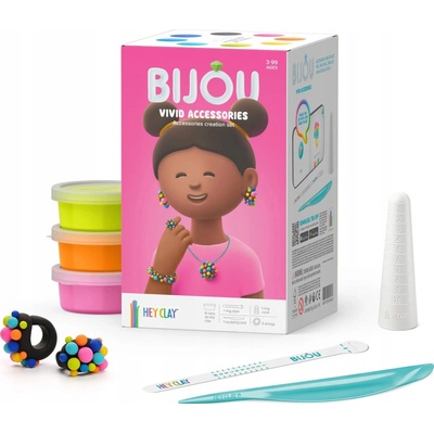 Hey Clay Kreatívna sada na výrobu šperkov Bijou Vivid Accessories
