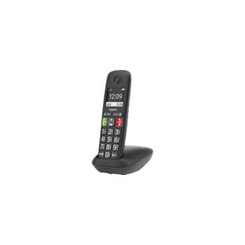 Gigaset Безжичен DECT телефон Gigaset E290 - черен (1015002)